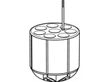 Adapter for 8 tubes 9 mL, 5910709005