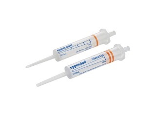 The ViscoTip_REG_ from Eppendorf is optimized for dispensing liquids with a dynamic viscosity from 200 mPa_ASTERISK_s to 14,000 mPa_ASTERISK_s