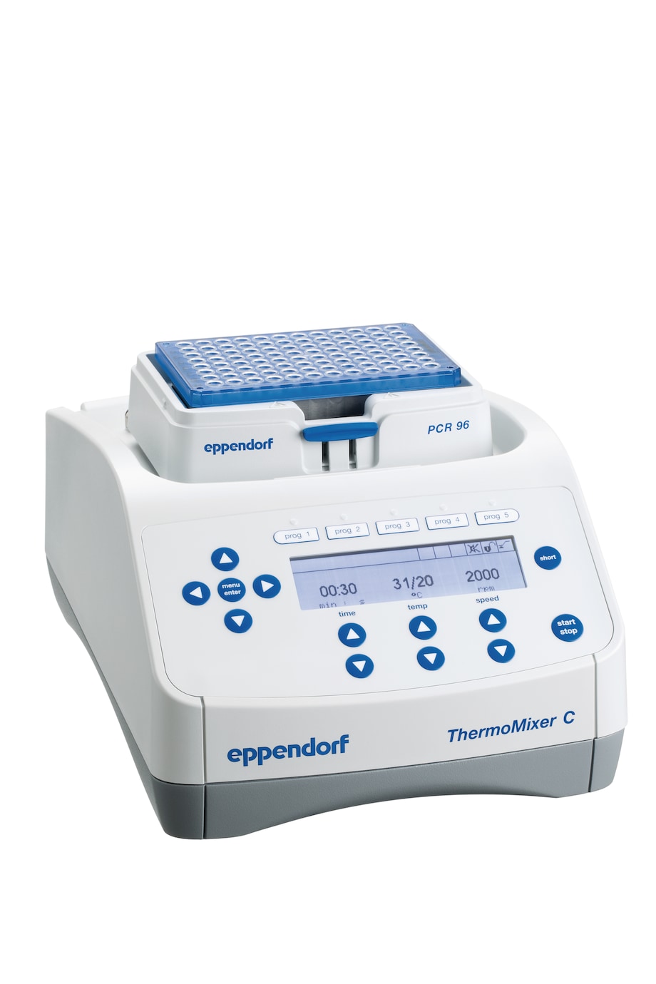 ThermoStat C SmartBlock: PCR 96, total angle Eppendorf ThermoMixer_C with SmartBlock_PCR 96_for incubating PCR plates
