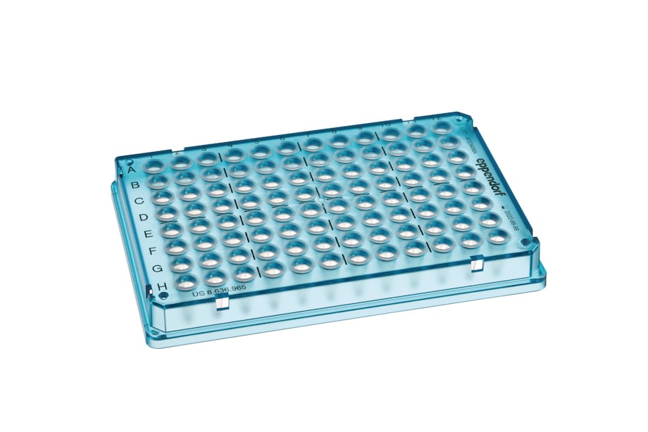 twin.tec trace PCR plate crystblue