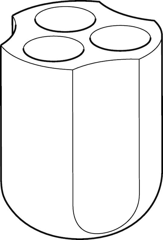 Adapter 3x50 mL, skirted, centrifuge 5910: 5910712006