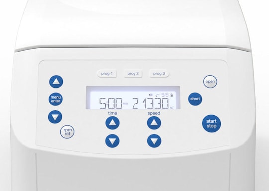 Keypad control on the Centrifuge 5425