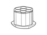 Adapter 7x50mL, skirted 5910764006