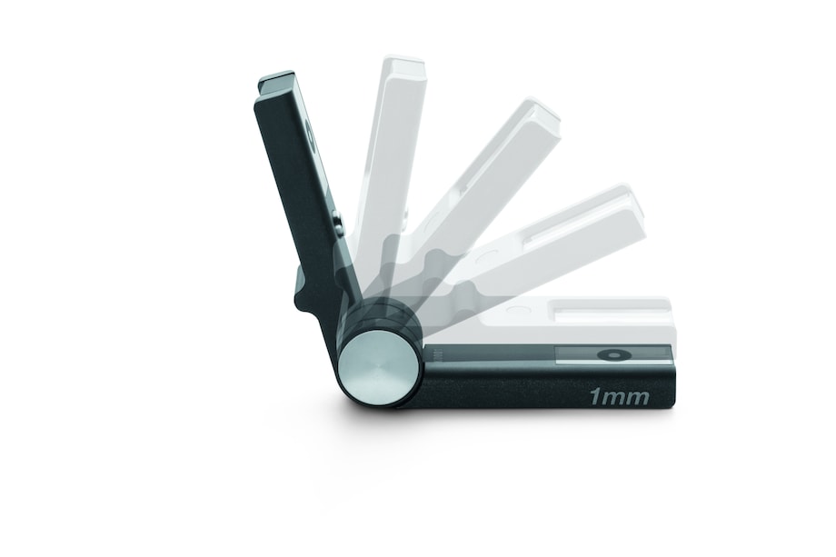 µCuvette G1.0 mechanism Mechanism of Eppendorf µCuvette G1.0