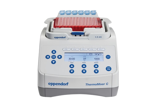 Eppendorf ThermoMixer C with SmartExtender, front view