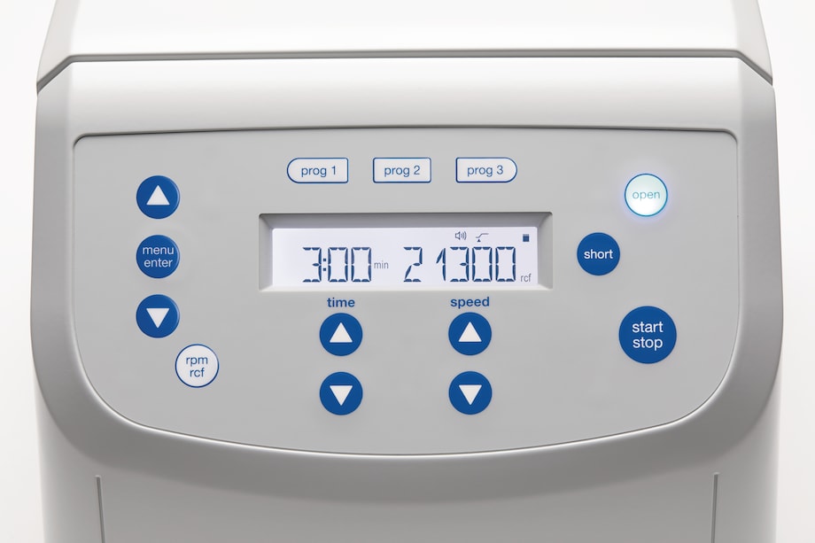 Centrifuge 5420 display Centrifuge 5420 display