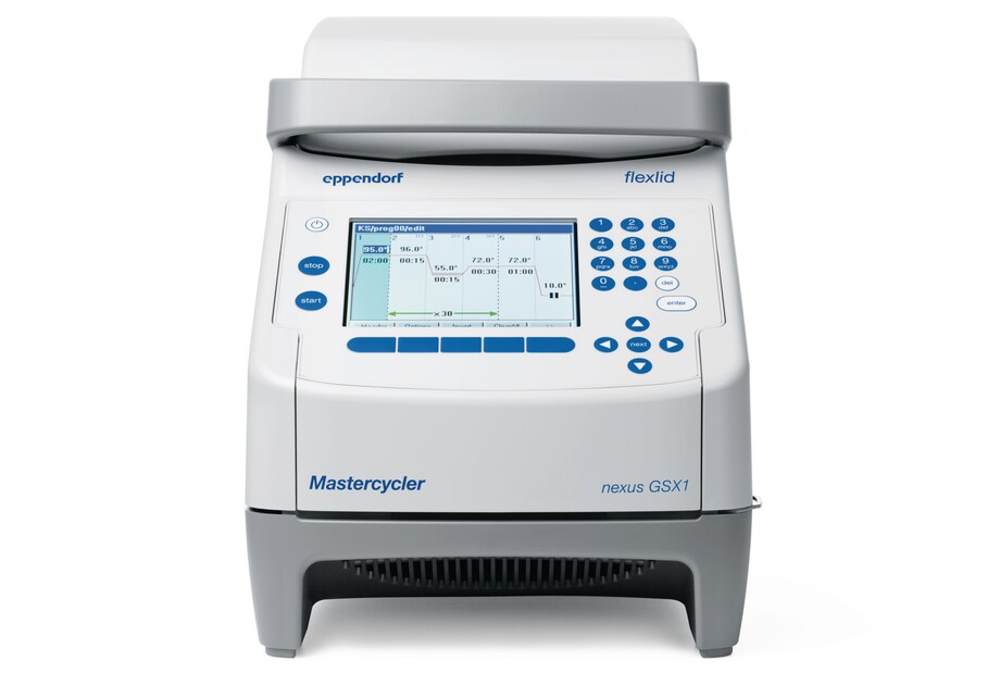 Mastercycler nexus GSX1 The Eppendorf Mastercycler_REG_ nexus GSX1 features a fast silver block