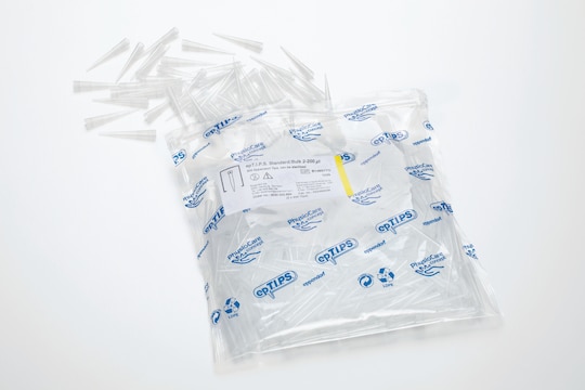 epT.I.P.S._REG_ Standard pipette tip package: a resealable bag