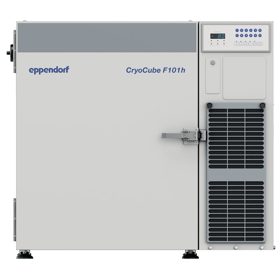 Eppendorf CryoCube F101h ULT freezer: Freezer fits below the bench