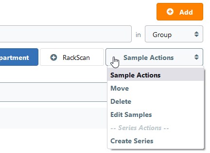 Eppendorf eLabInventory software: Sample action Next action with your sample within eLabInventory, the sample management software solution for sample storage in the the digital lab