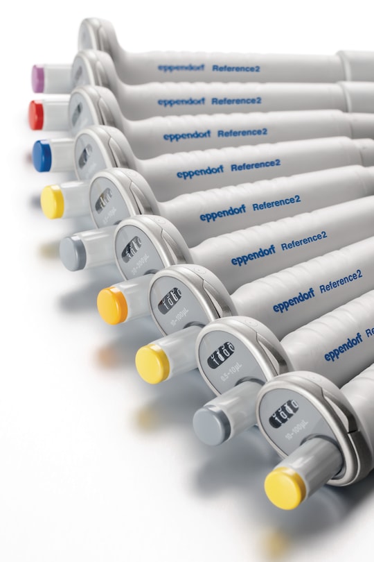 Family of precise Eppendorf Reference® 2 micropipettes