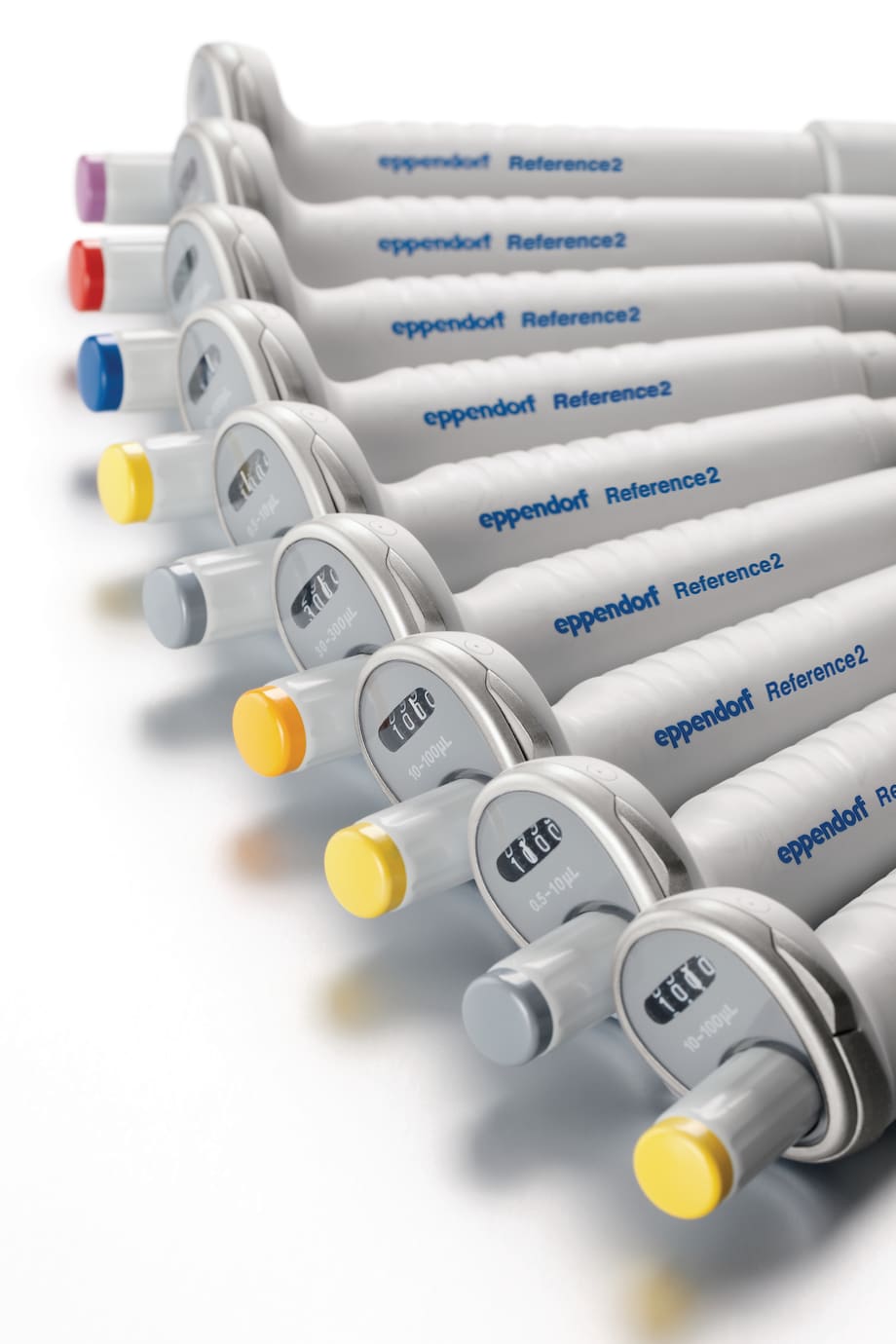Family of precise Eppendorf Reference® 2 micropipettes Family of precise Eppendorf Reference_REG_ 2 micropipettes