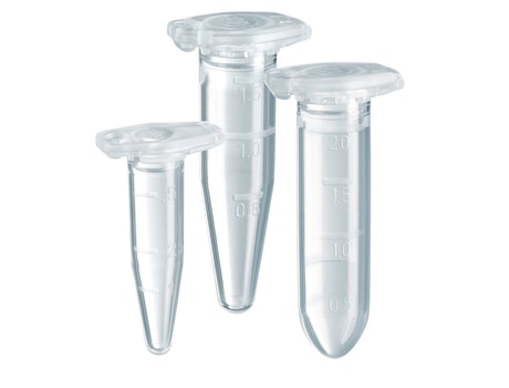 DNA LoBind<sup>&reg;</sup> tubes - 0.5 mL, 1.5 mL, 2 mL and 5 mL with closed lid