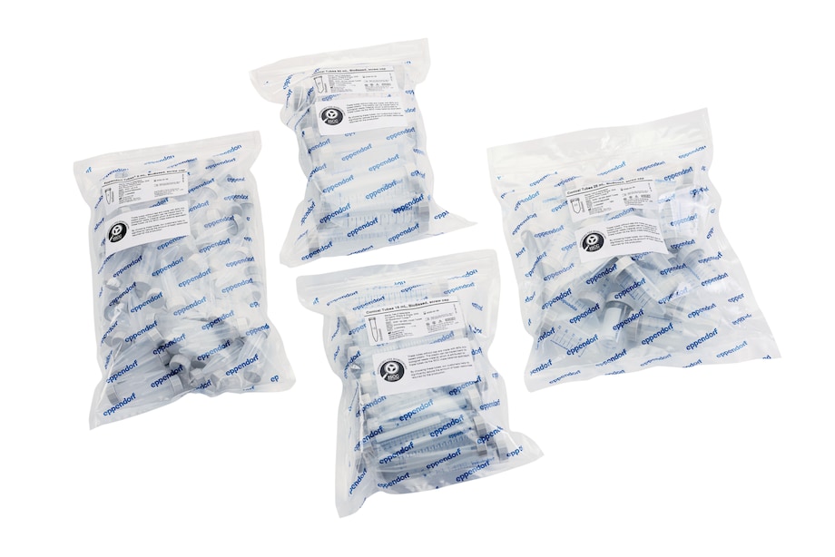 Eppendorf biobased tubes: Conical screw cap tubes in bags