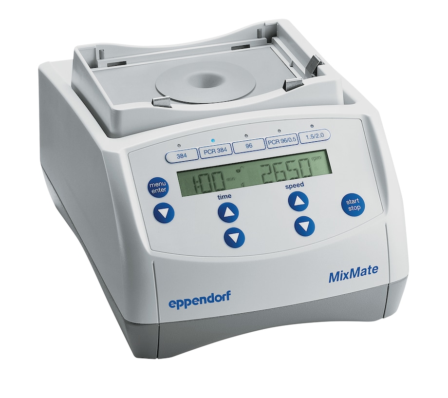 Eppendorf MixMate - Usage of vortex Eppendorf MixMate mixing instrument to mix or vortex lab samples