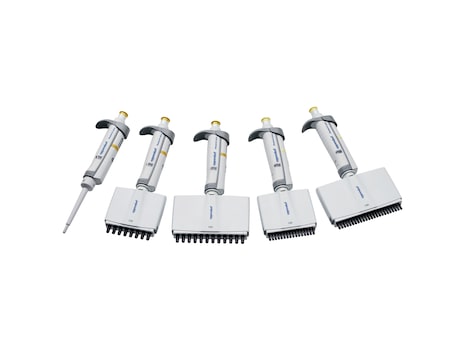 Eppendorf Research<sup>&reg;</sup> plus mechanical pipettes with single-channel and multi-channel pipette options