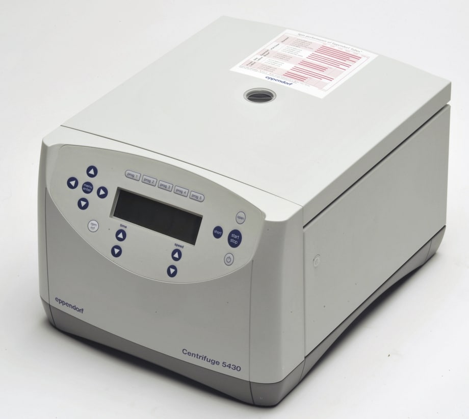 Centrifuge 5430 closed_keypad Centrifuge 5430:closed, keypad