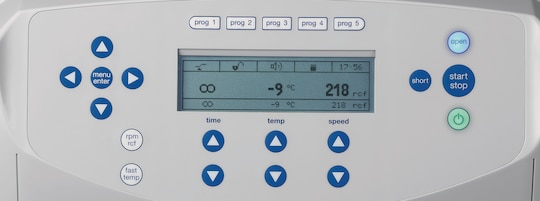 Centrifuge 5430 R: display (3)