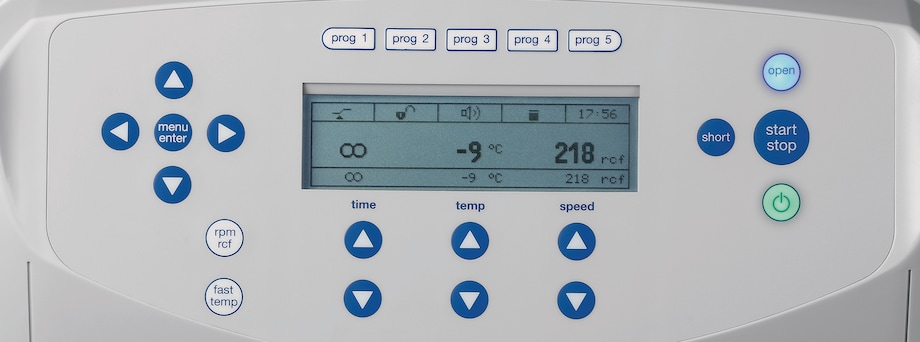 Centrifuge 5430 R display (3) Centrifuge 5430 R: display (3)
