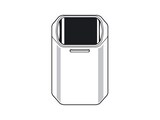 Rectangular bucket for Rotor A-4-44