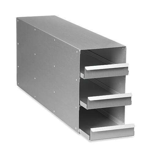 Aluminum rack: 76 mm (3 in) drawer for 5-compartment freezers Aluminum rack: 76 mm (3 in) drawer for 5-compartment freezers