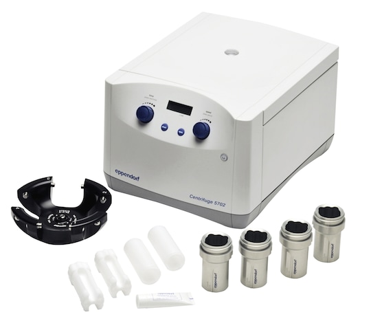 Centrifuge 5702 with adapters and rotor A-4-38 (1)