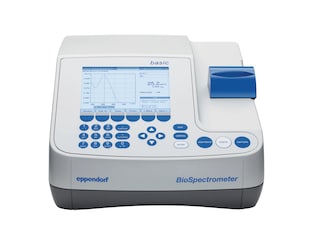 Front view on Eppendorf BioSpectrometer basic