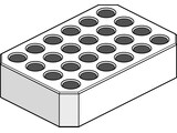 Adapter 24x0.5 mL IsoR