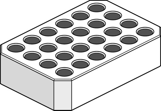Adapter 24x0.5 mL IsoR