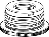 4960800120/4966615007, Varispenser 2x, Bottle thread adapter