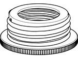 4960800147/4960834009, Varispenser 2x, Bottle thread adapter