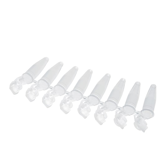PCR Tube Strips 0.2 mL tube strip with open lids