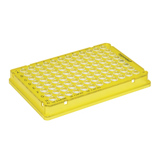 twin.tec PCR Plate 96: yellow, skirted