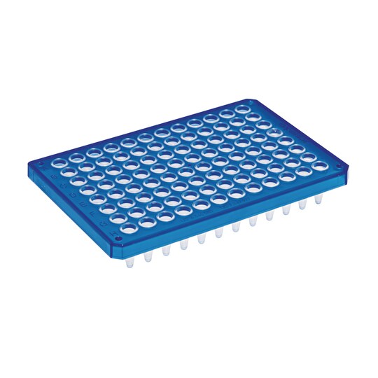 twin.tec PCR Plate blue 96: semi-skirted