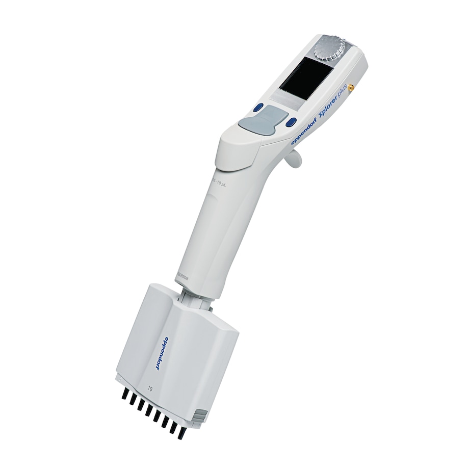 Xplorer plus 8-channel, 0,5-10 µL, medium gray Xplorer plus 8-channel, 0,5-10 µL, medium gray