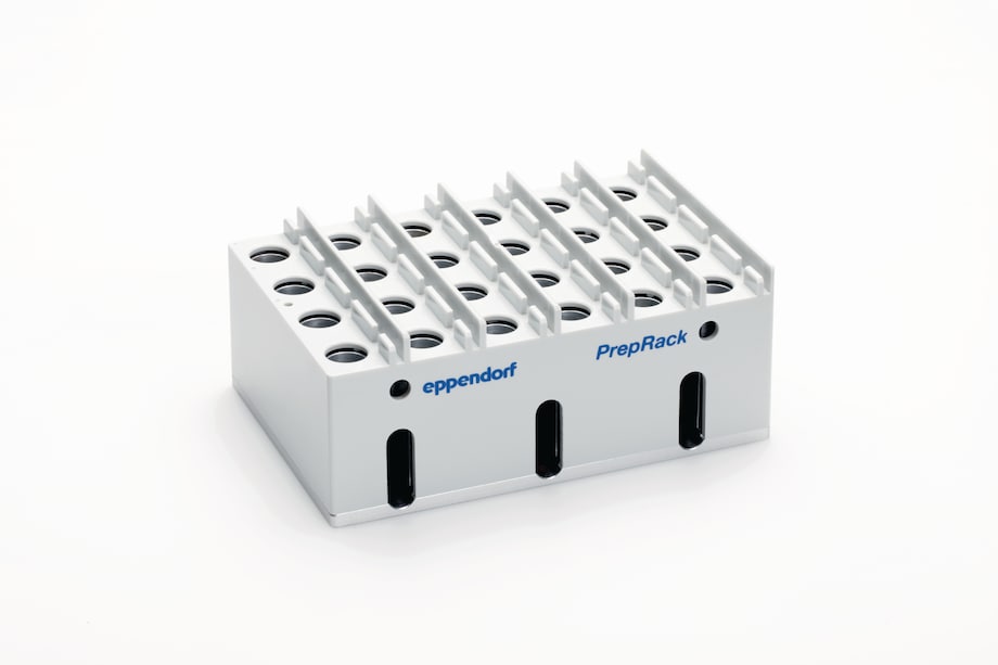 PrepRack for magnetic bead based purifications in single tubes Tube Rack for magnetic bead based purifications in single tubes for automated liquid handler epMotion