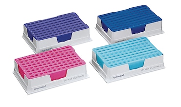 Der Eppendorf PCR-Cooler ist in verschiedenen Farben verfügbar