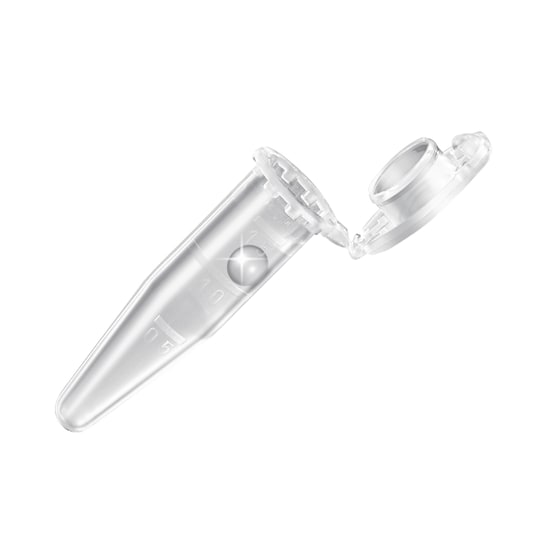Eppendorf LoBind® tube with open lid