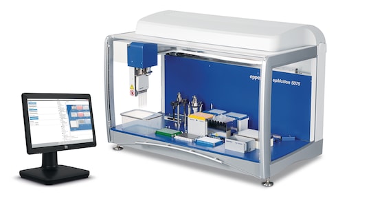 epMotion 5075vtc liquid handling robot offers vacuum and thermal module and options for sterilization