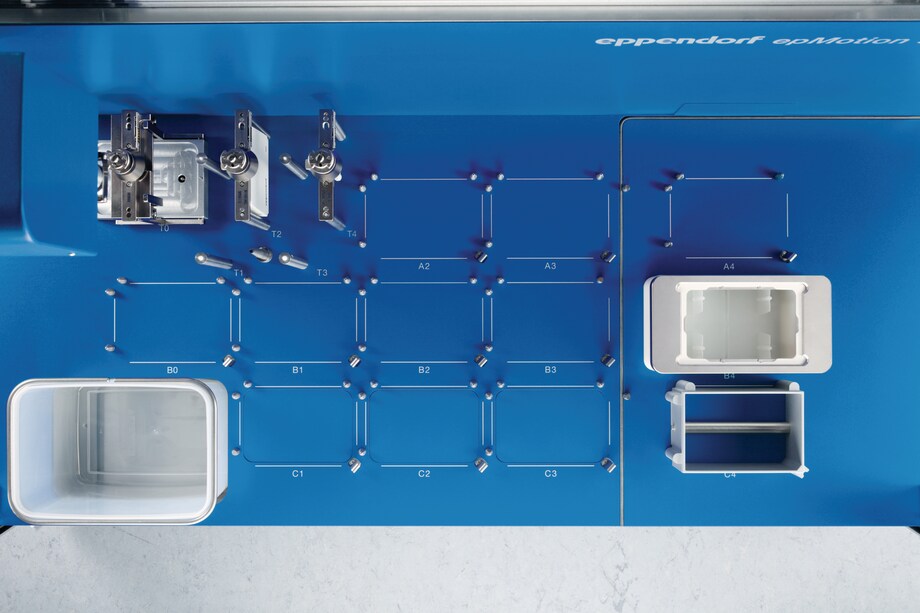Integrated Vacuum Station An on deck vacuum station enables vacuum based nucleic acid purification with liquid handlers