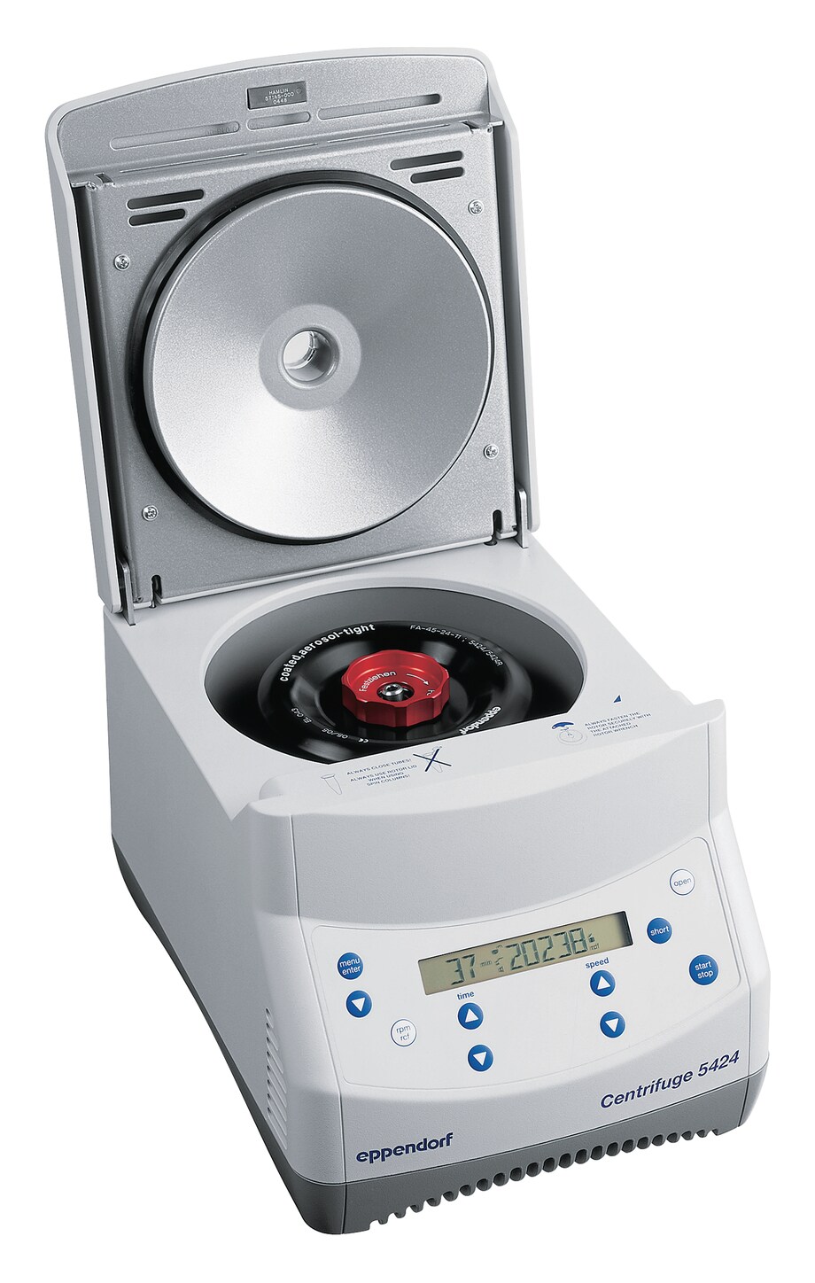 Centrifuge 5424 open_keypad Centrifuge 5424: open, keypad