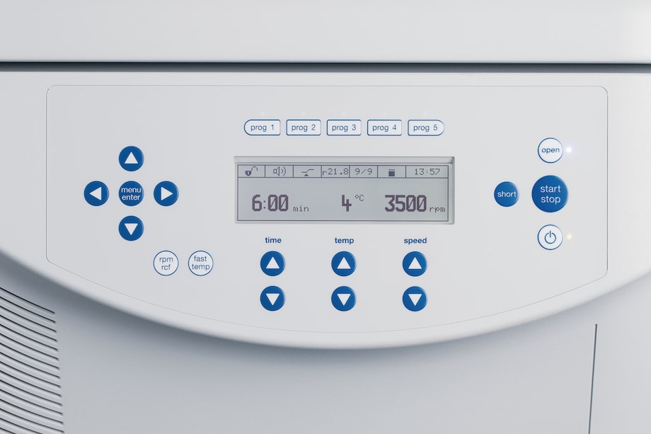 Centrifuge 5920 R display 01