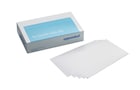 Microplate seals next to packaging