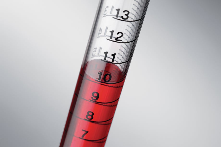 Serological pipette with liquid Serological pipette with liquid