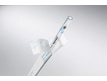 Serological pipette with open packaging