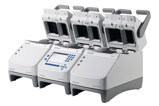 Up to three dual-block cyclers can be combined