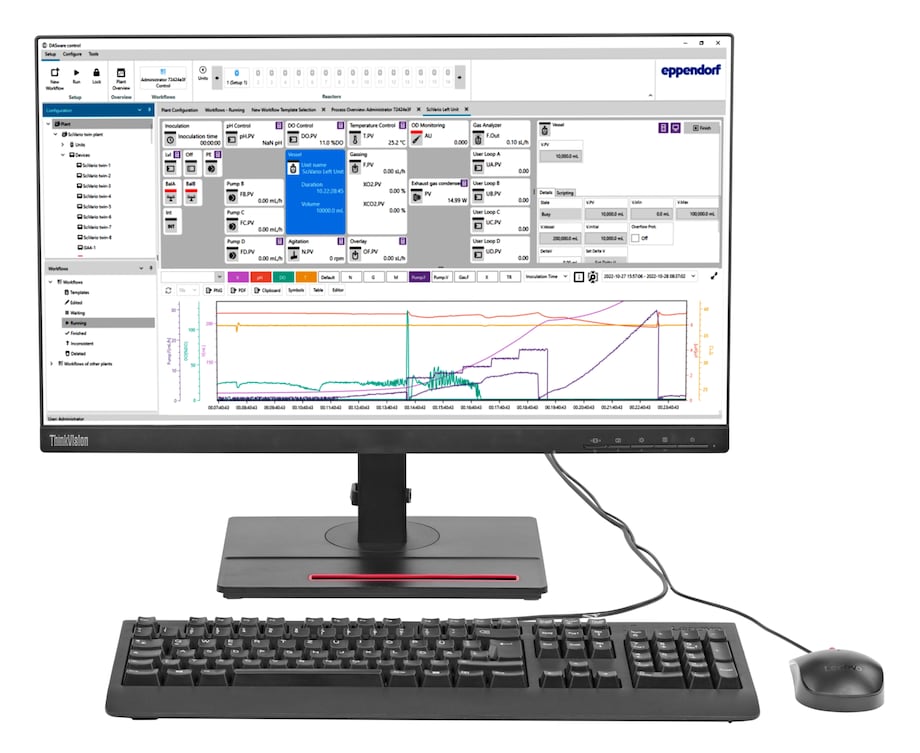 DASGIP PC version 7, with DASware control 6