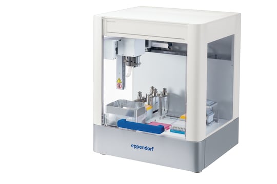 epMotion 5073t liquid handler with accessories