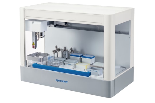 epMotion 5075v liquid handler with acessories