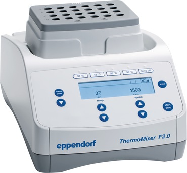 Eppendorf ThermoMixer_F2.0 for mixing of 2.0 mL vessels
